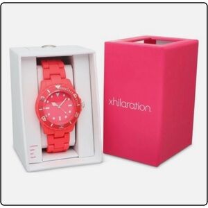 NWT Xhilaration Hot Pink Analog Watch